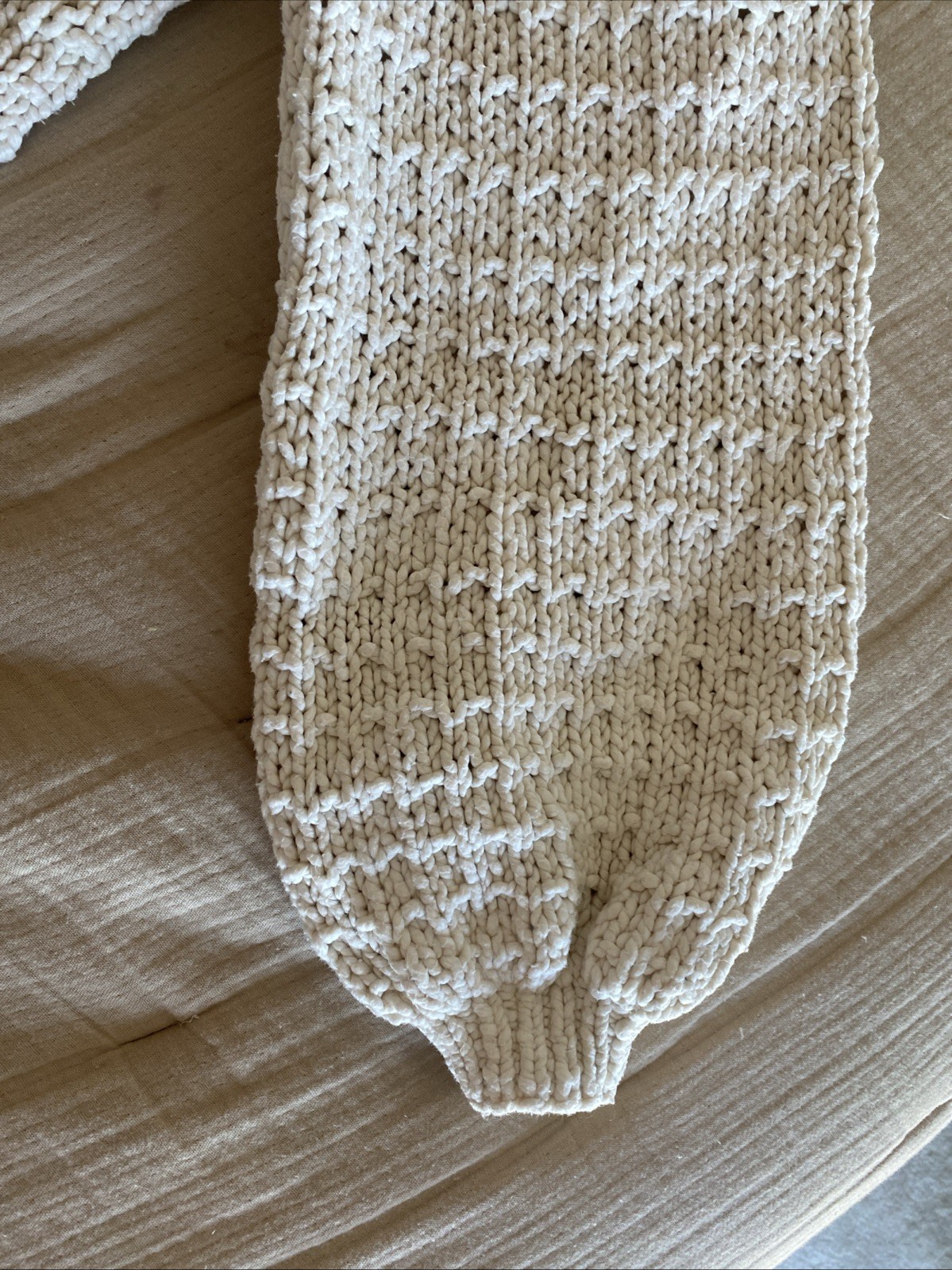 Christy Dawn Nola Cardigan 100% Cotton Size Medium Creme
