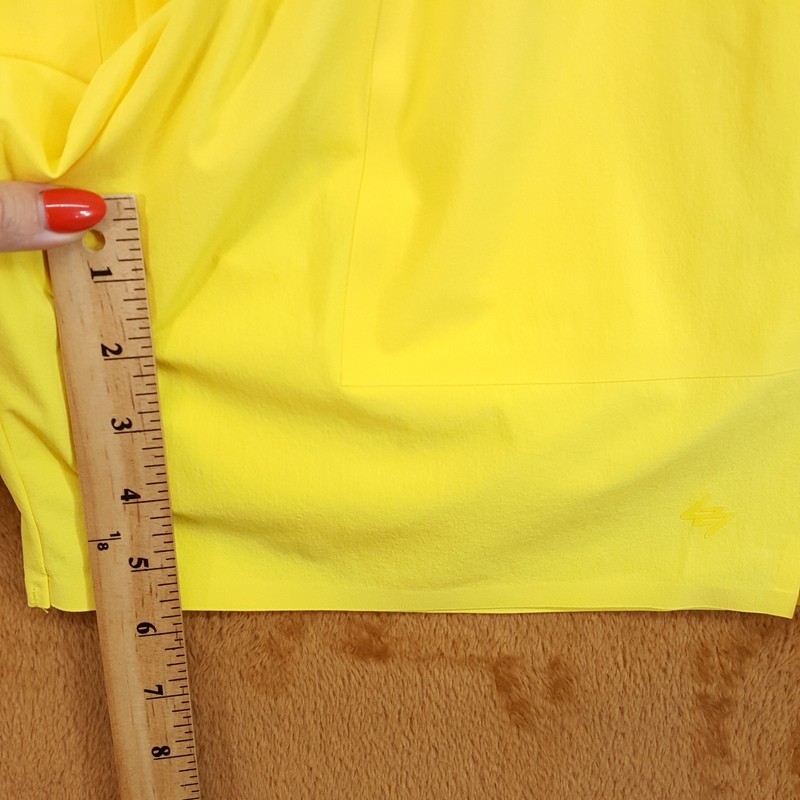 REPRESENT Shorts Mens Large Yellow Team 247 Fused Lemon Athletic Drawstring