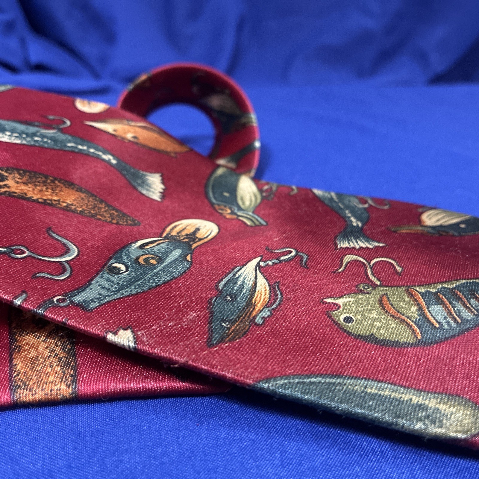 5 Novelty Neck Ties: Harley, Hot Rods, Knob Creek Bourbon, Fishing Lure, Birch