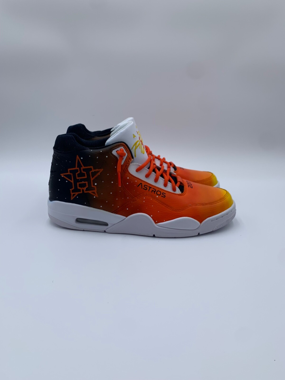 Custom Houston Astros Nike Flight Legacy Shoes sz 10