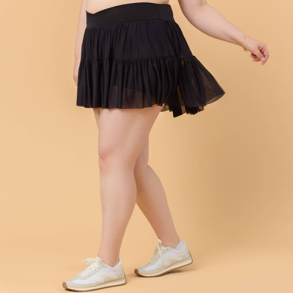 Blogilates Women Mommy & Me Ballerina Skort – Black 1X