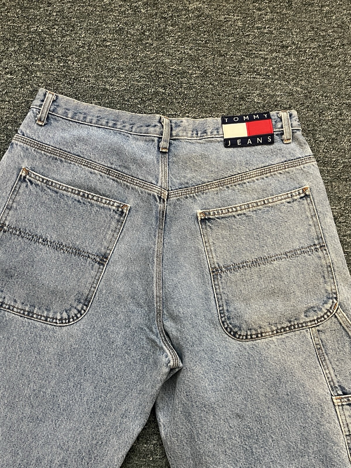 Vintage Baggy Tommy Carpenter Jeans Size 33 Blue