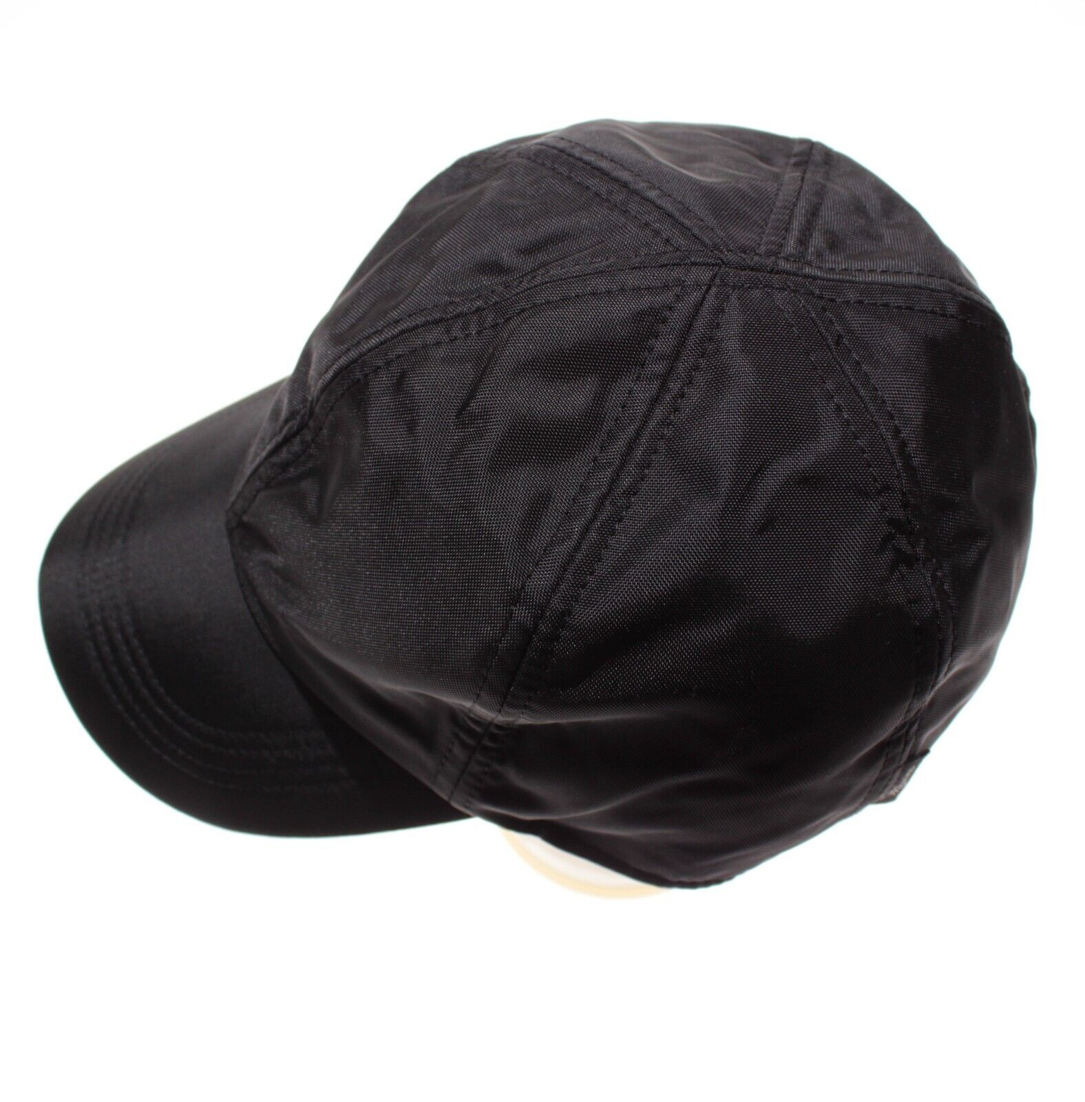 Wigens NWT Baseball Cap w/ Ear Flaps Size 59, 7 & 3/8ths in Black 100% Polyamide