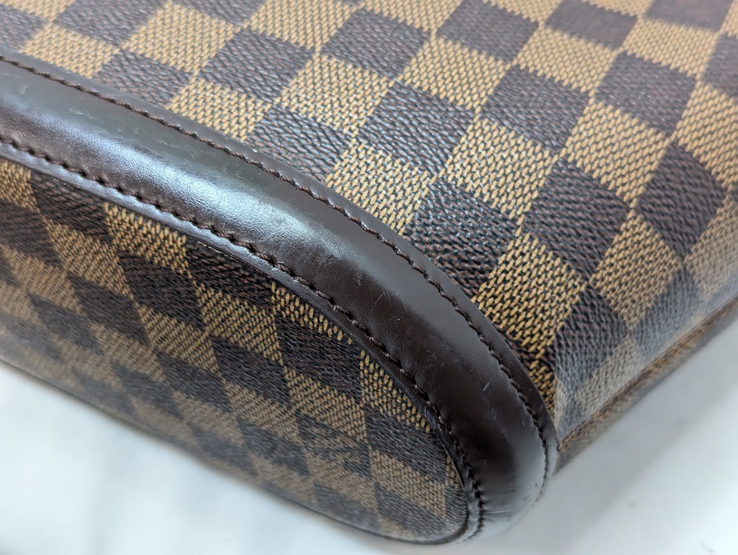LOUIS VUITTON Damier Ebene Manosque PM Tote bag Brown N51121 BA0023 Authentic LV