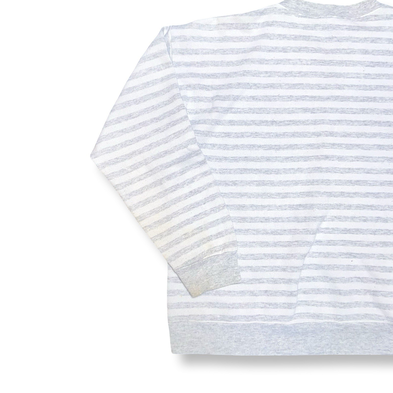 Vintage Newport Rhode Island Striped Crewneck Sweatshirt Mens L 80s USA Cal Cru