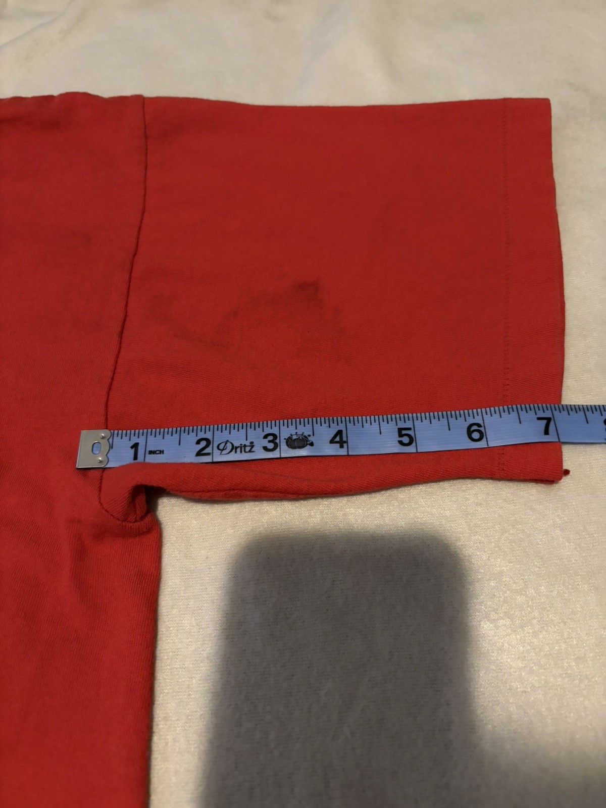 VTG Distressed AC/DC Ballbreaker 1996 Brockum World Tour Red T-Shirt Size XL