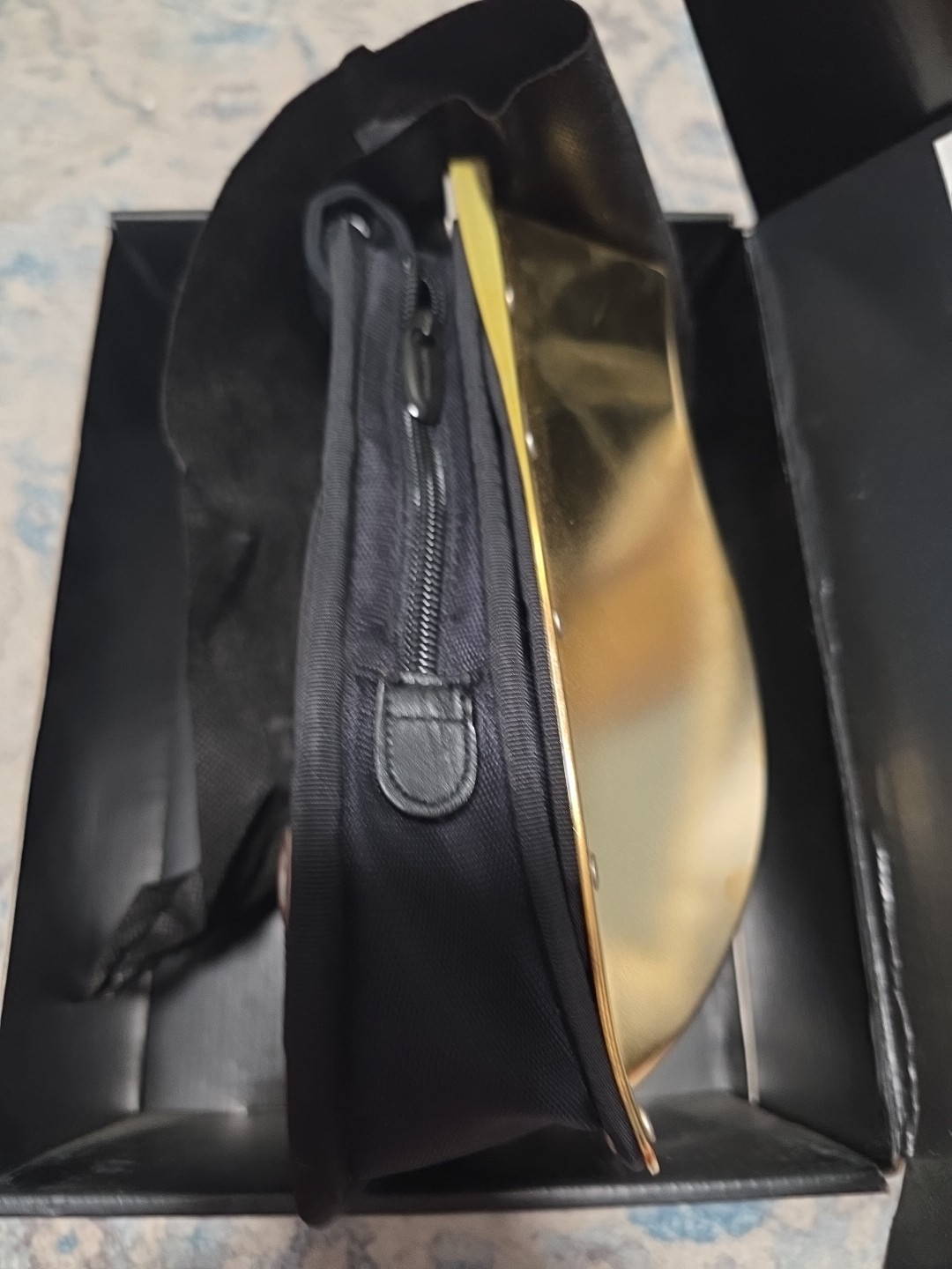 BOBLBE-E SWEDEN, HARD SHELL BACKPACK, gold LABEL, PAT. PEND’G, UNISEX