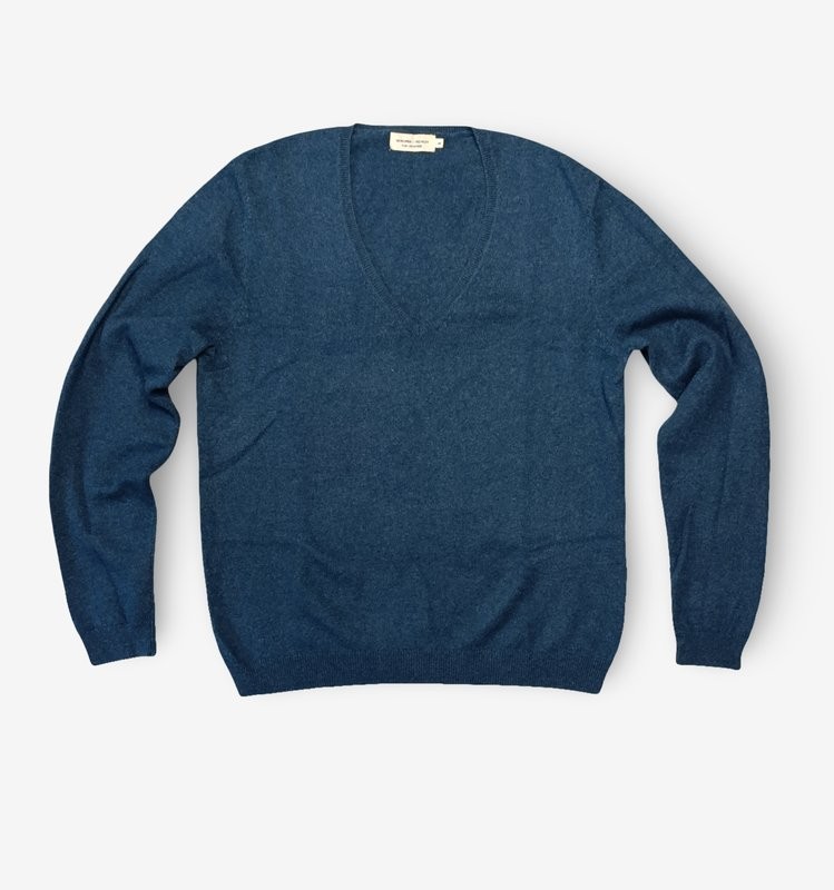 women monoprix cachemire sweater turquoise