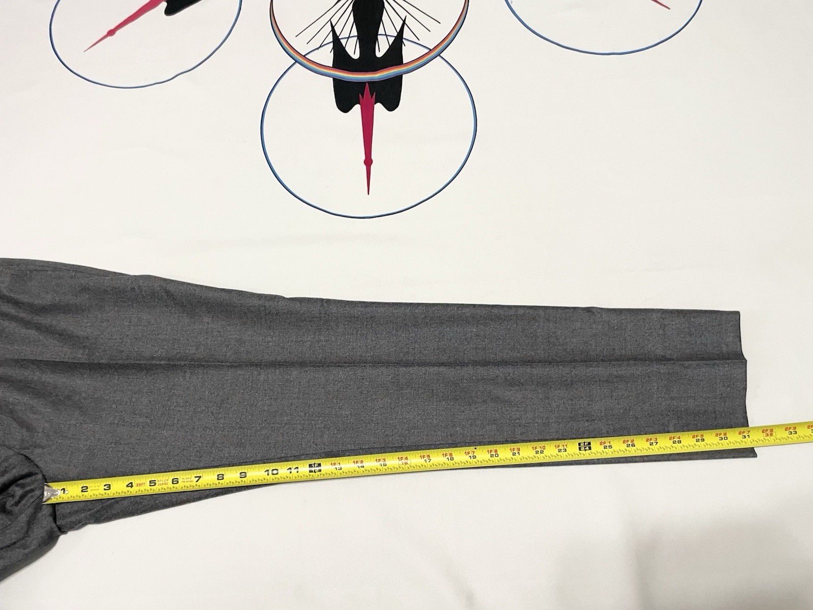 NWT Tallia 2 pc Suit Jacket Blazer 40R Pants 33×31 100% Wool Plaid Gray $650