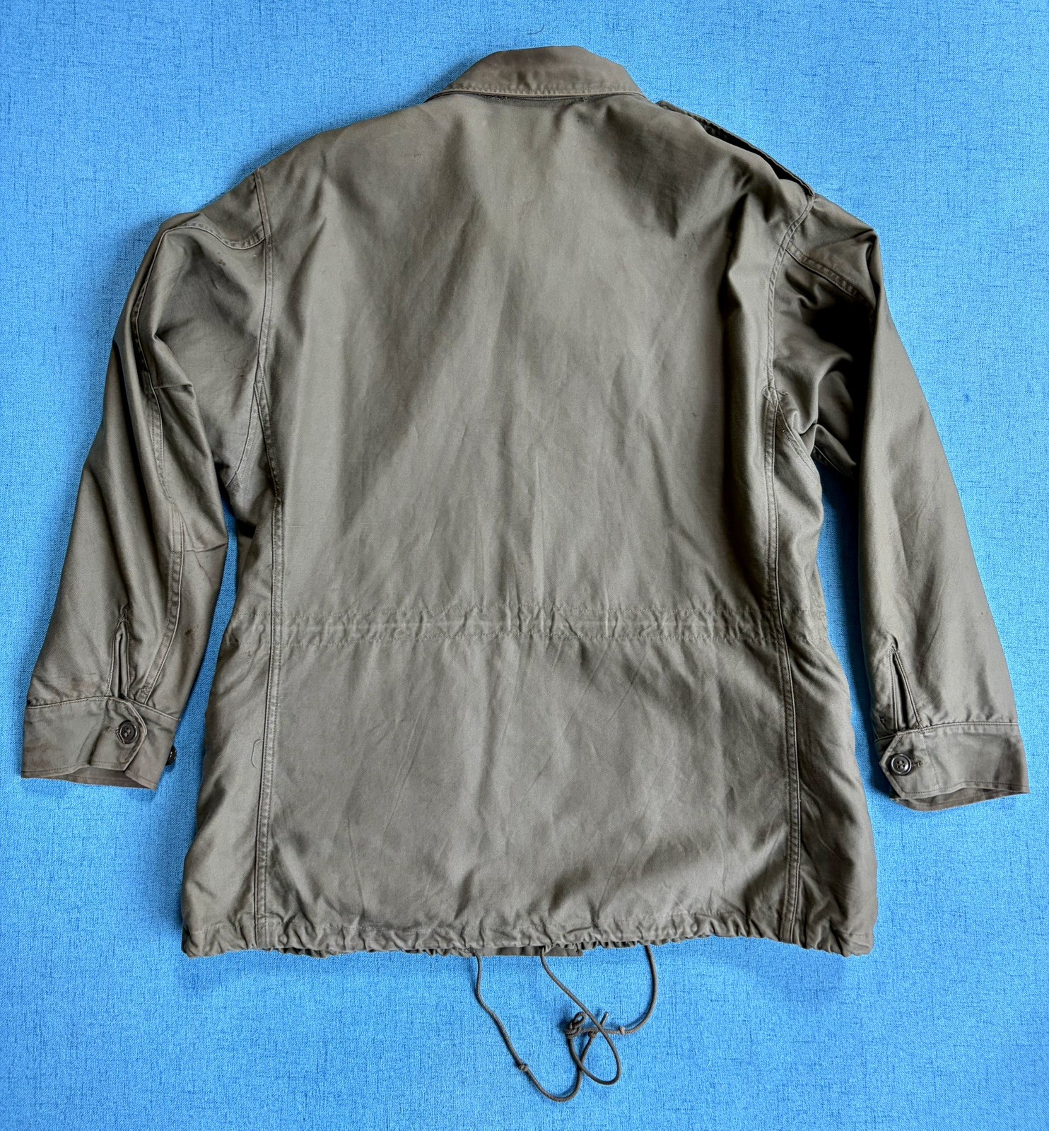 Vintage 1958 US Army M-51 Field Jacket Short Medium M1951 Korean War OG-107