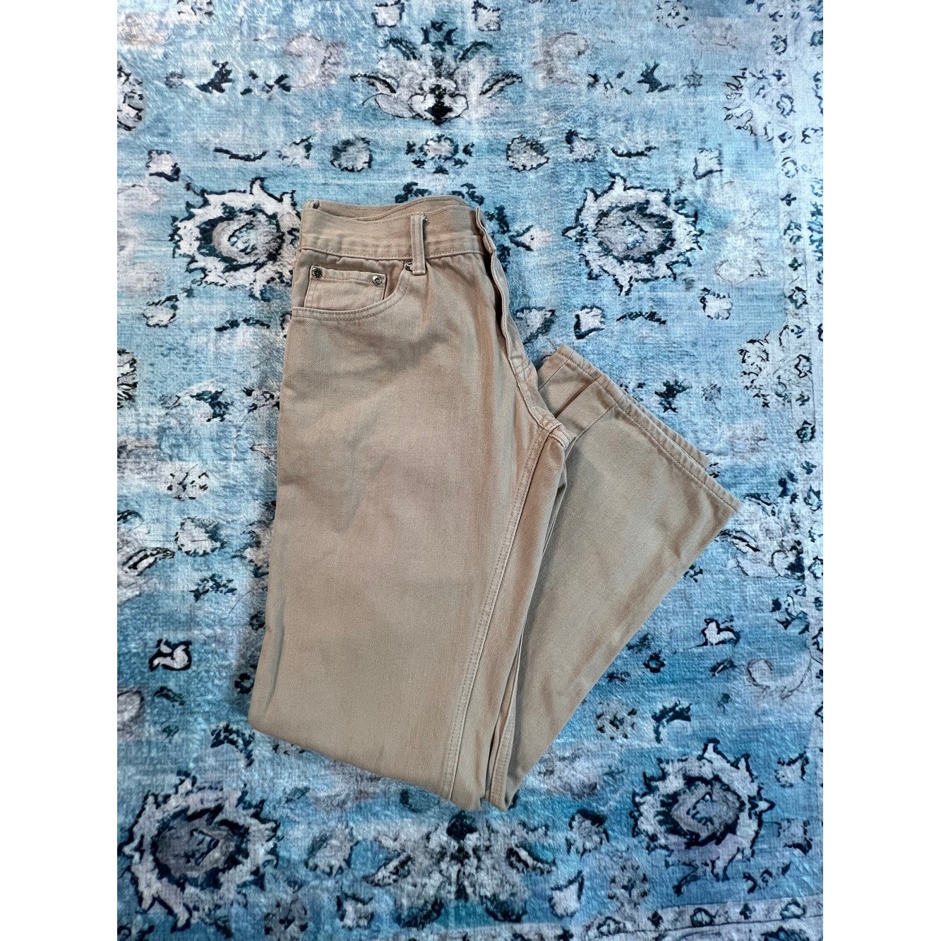 Indigo People Men Olive Straight-Leg Pants 32Wx32L