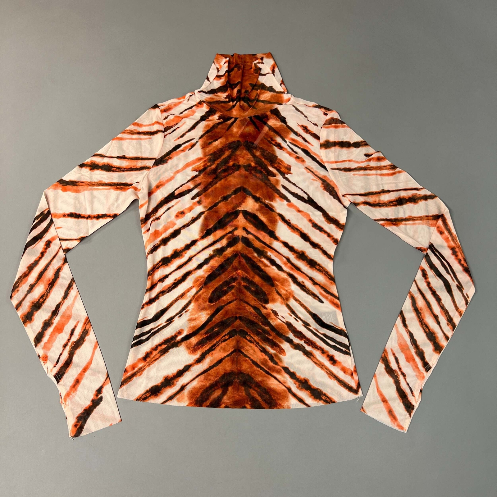 AFRM Zadie Turtleneck Pullover w/Thumb Holes Women’s M Placement Tiger AET028103