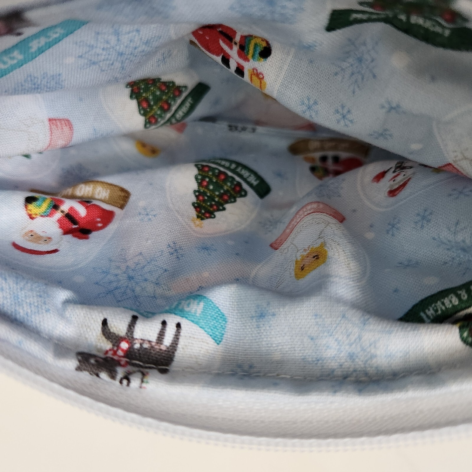 Hershey Kisses Santa Hat Milk Chocolates Homemade Bag ( Christmas)