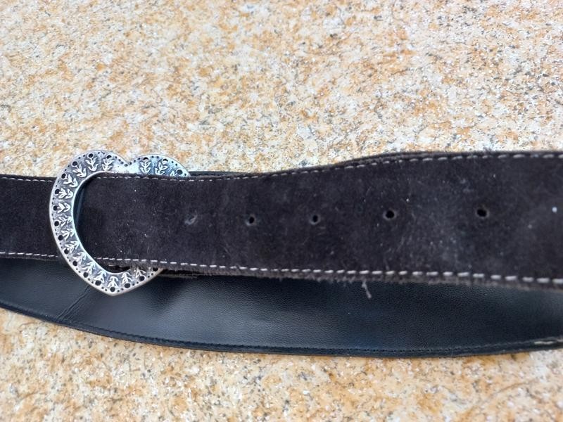 Vintage Austrian-style belt for a dirndl dress | Vintage women’s leather belt