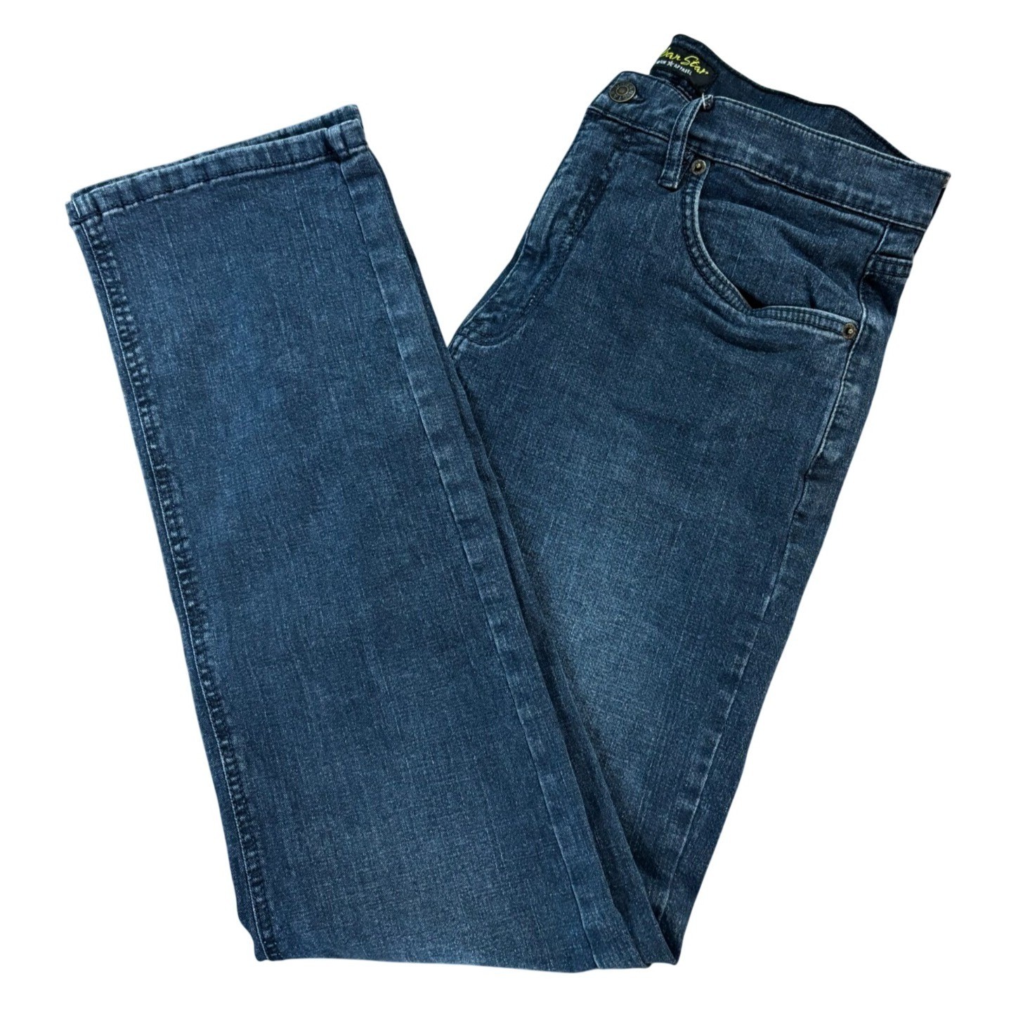 URBAN STAR Mens Jeans 34×34 Dark Wash Straight Leg Denim Pant Casual Everyday