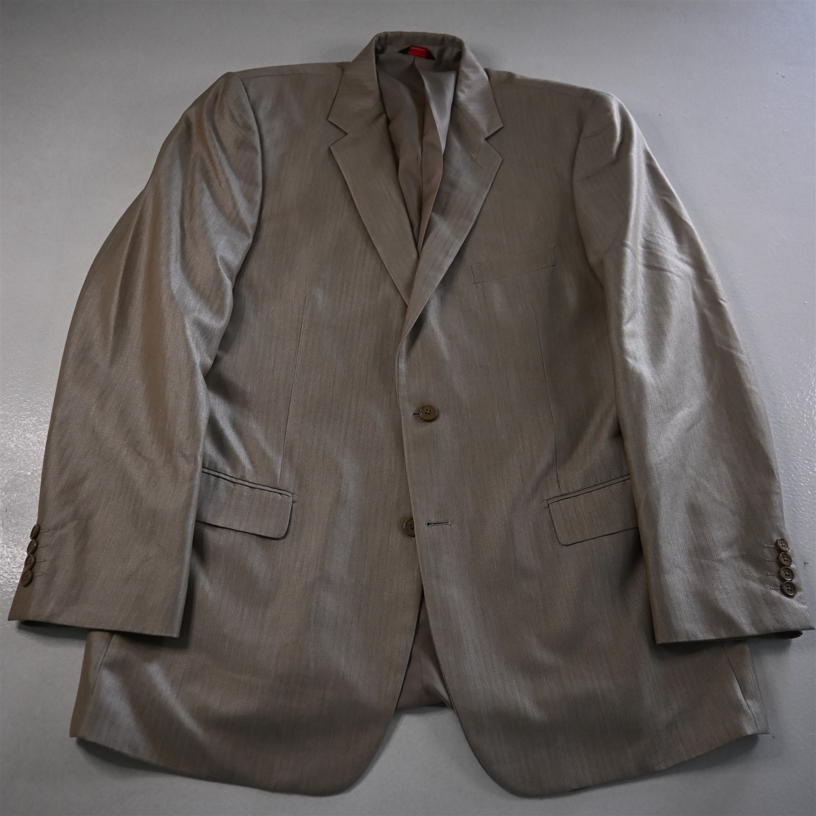 Lineage 46L 38×30 Khaki Herringbone High Performance Mens Jacket Pants Suit
