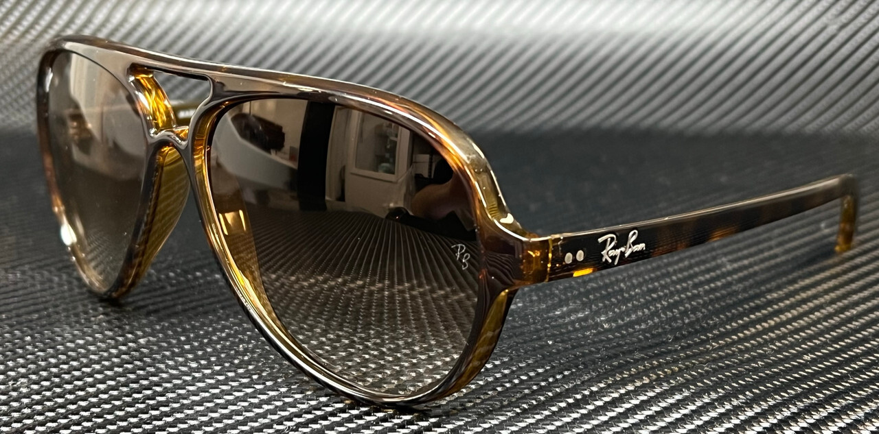 RAY BAN RB4125 710 51 Havana Brown Gradient Men’s 59 mm Sunglasses
