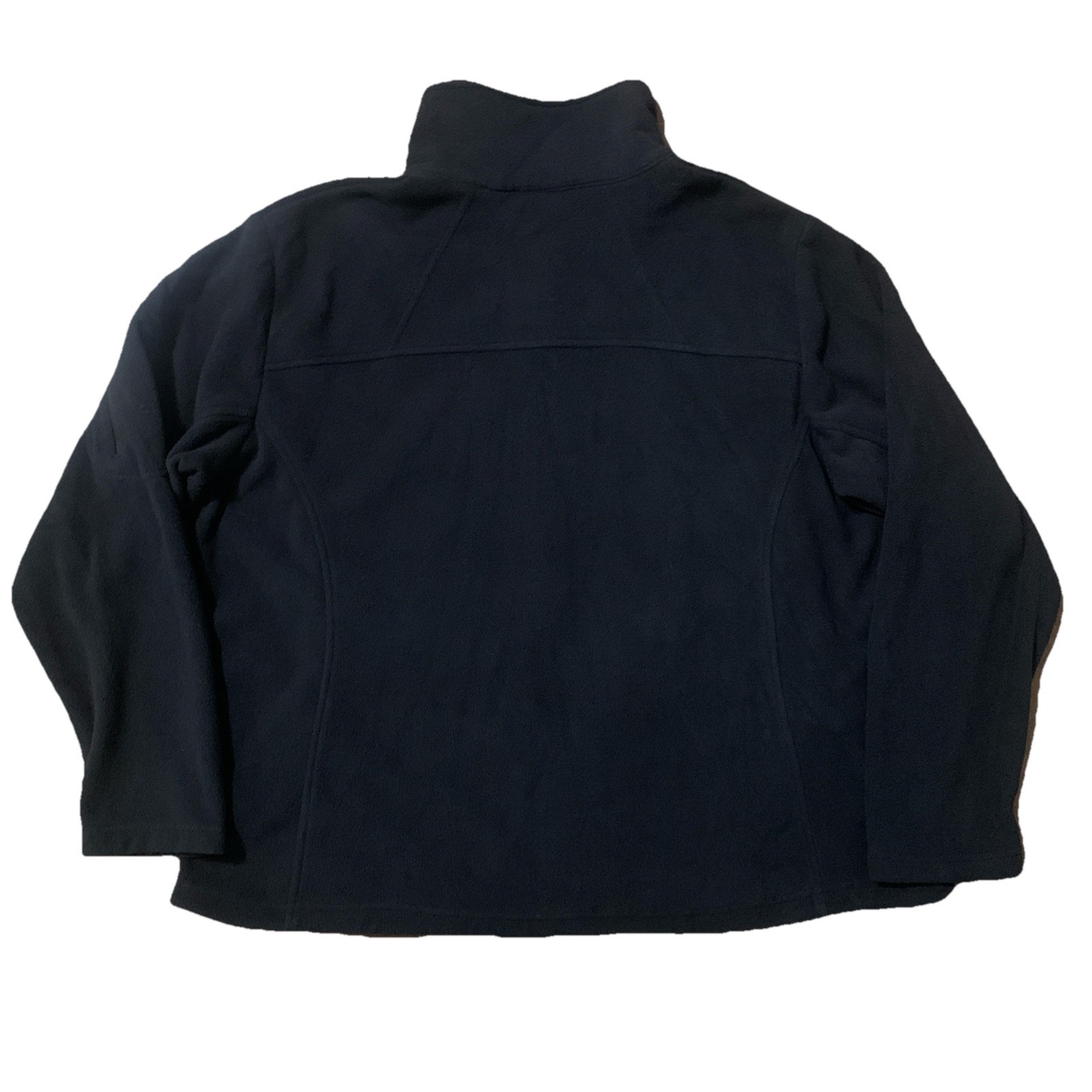 Columbia Women’s 2X Fast Trek II Fleece Jacket Full Zip Black Outdoor High Neck