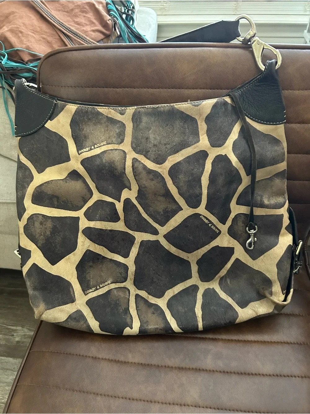 Dooney & Bourke Hobo Bag, Large Giraffe Print