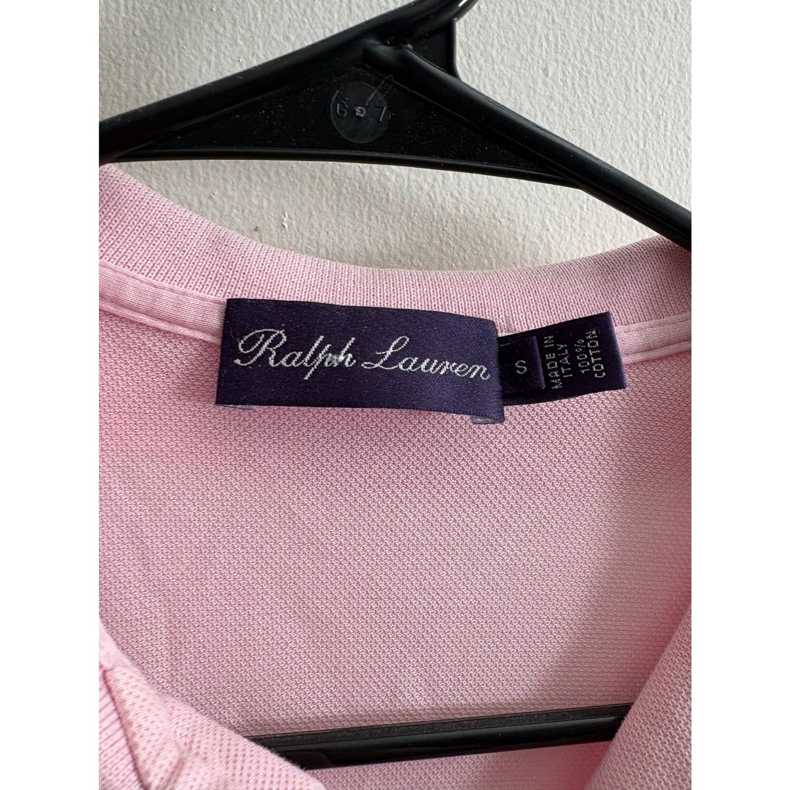 Men’s Ralph Lauren Purple Label Polo Pink Size S Golf 100% Cotton