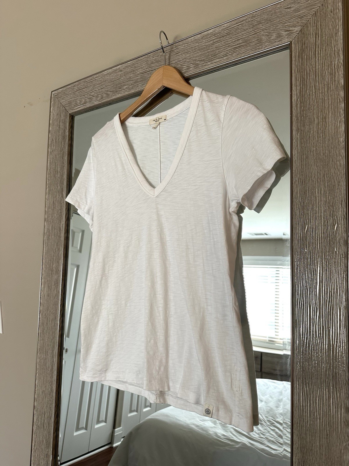 Rag & Bone Women’s Short Sleeve White T-Shirt Size Medium