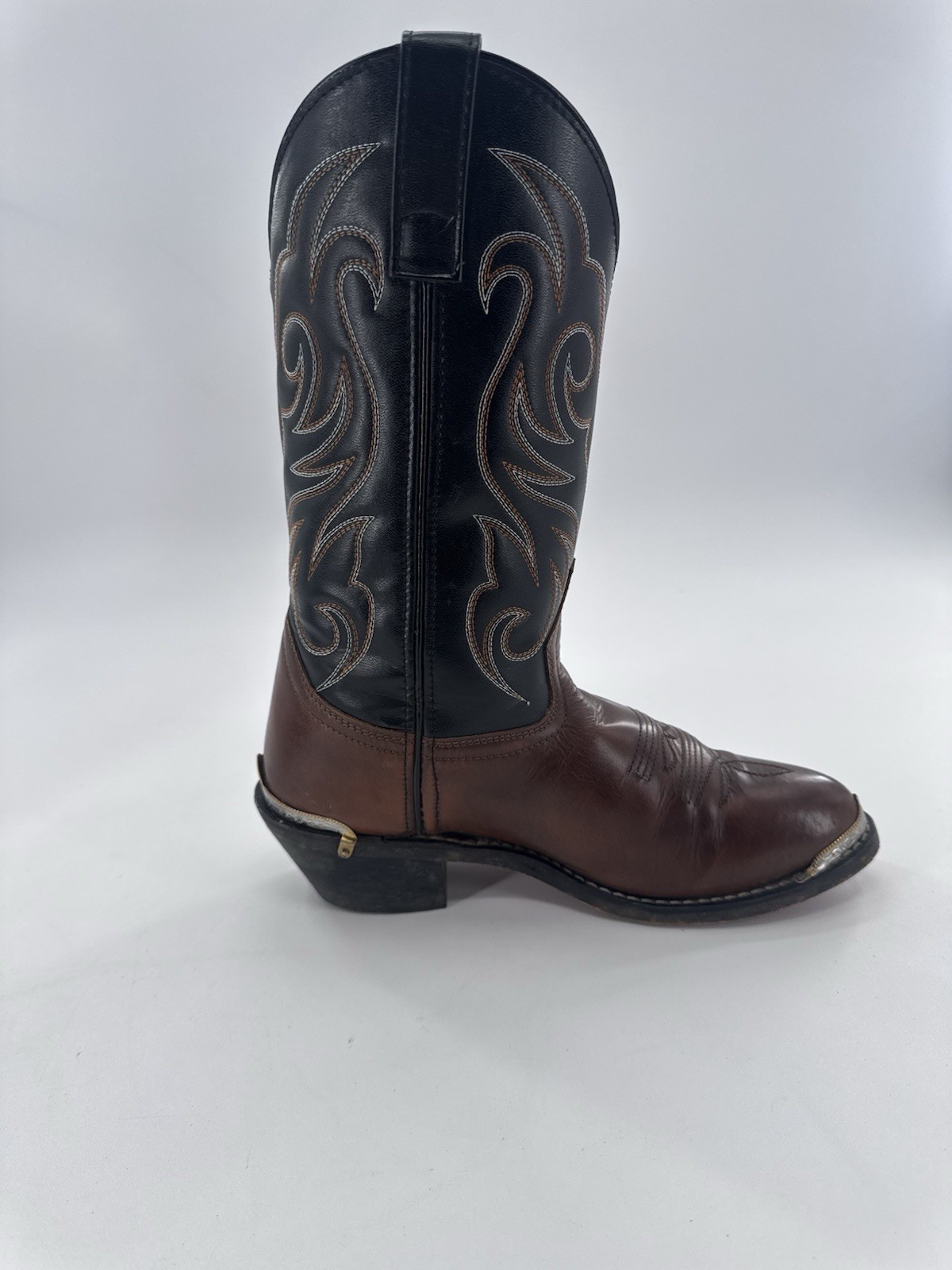 Laredo Men’s 28-2464 Nashville Leather Cowboy Boot Size 7 EW Peanut