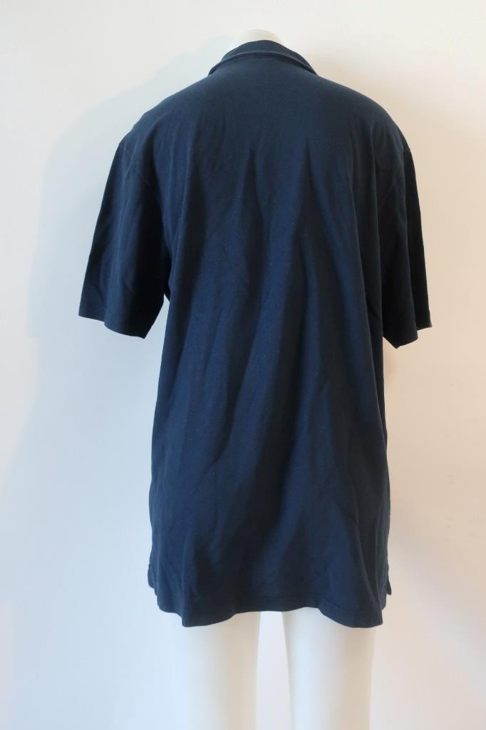 Mens Loro Piana Teal-Blue (Item- 55) Cotton Pocket Pique Polo Shirt XL