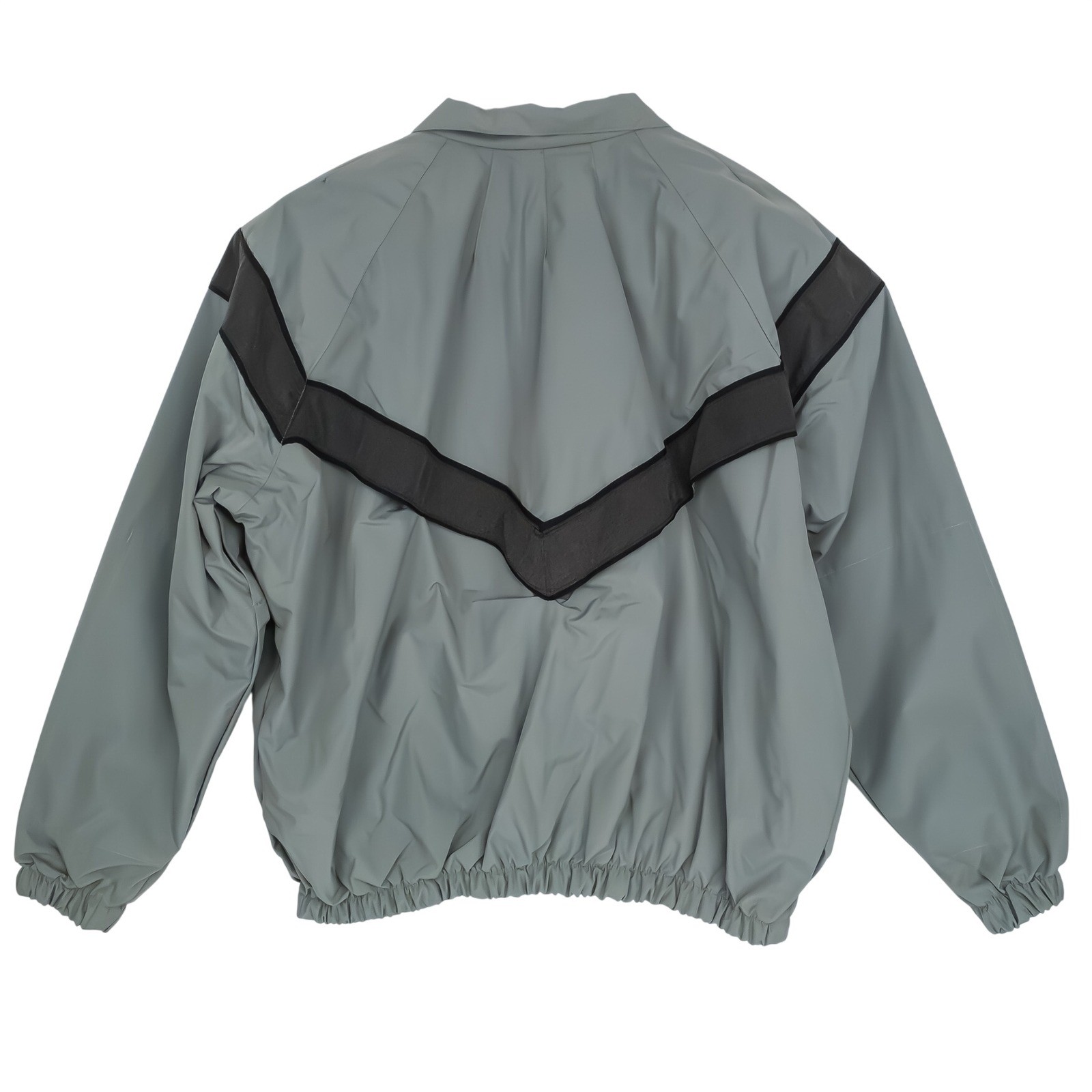UNICOR IPFU Jacket Army Mens Medium Regular Grey Reflective Windbreaker Nylon
