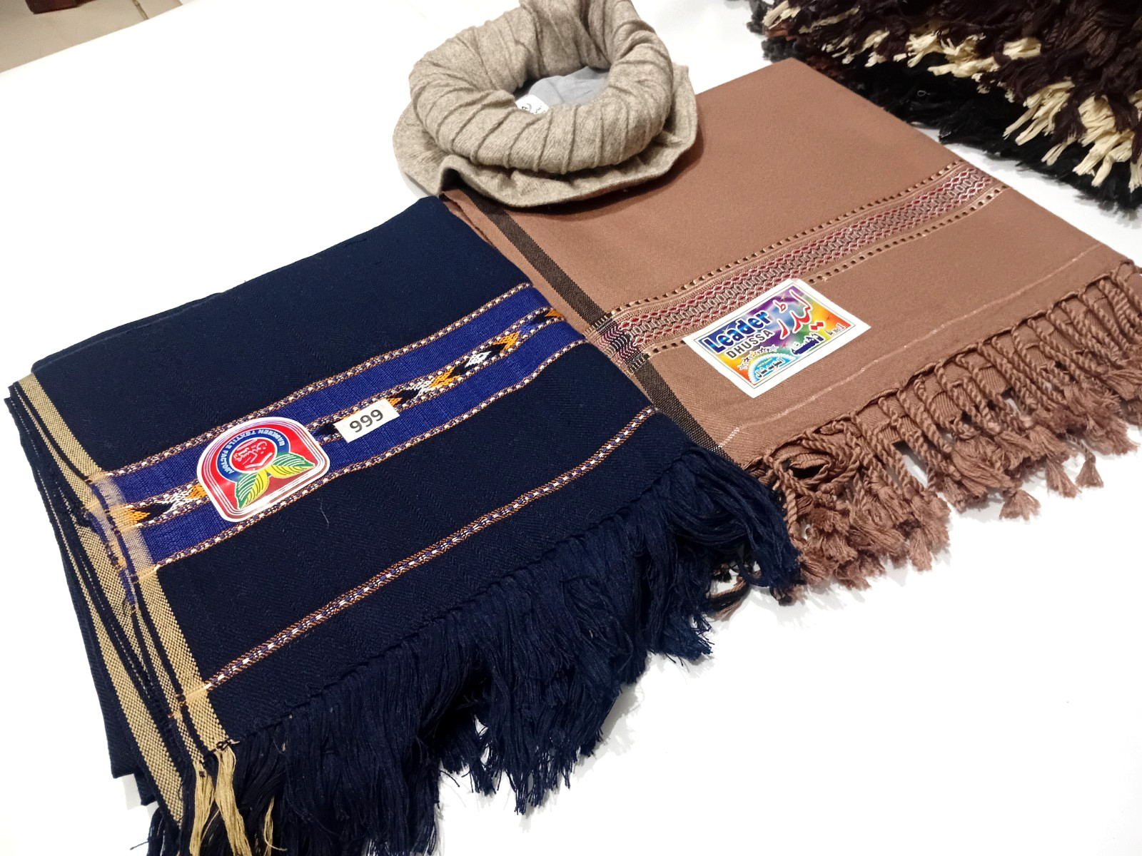 Afghan Patoo Blanket Shawl Topi Chitrali Pakol 100% Wool Cap Pakul Handmade Hat.