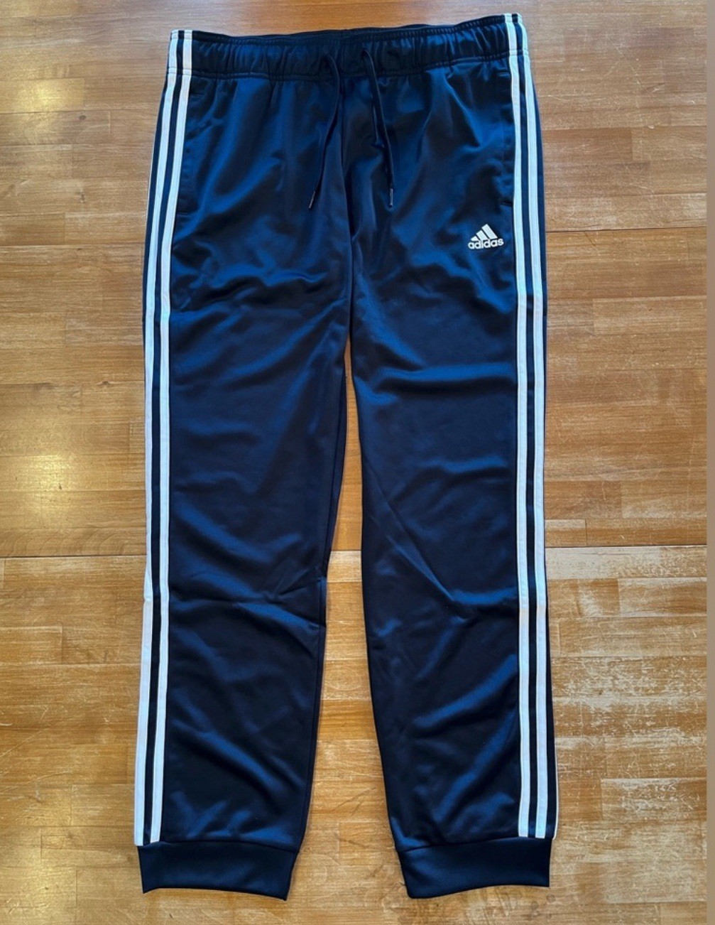 adidas Womens 3 Stripes Tricot Tracksuit Jacket & Pants Set Blue New All Sizes