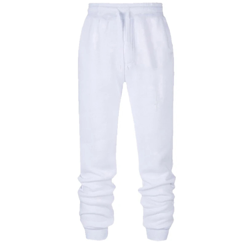 Men Jogger Sweatpants Slim Fit Gym Running Training Pants Drawstring Pockets Fit