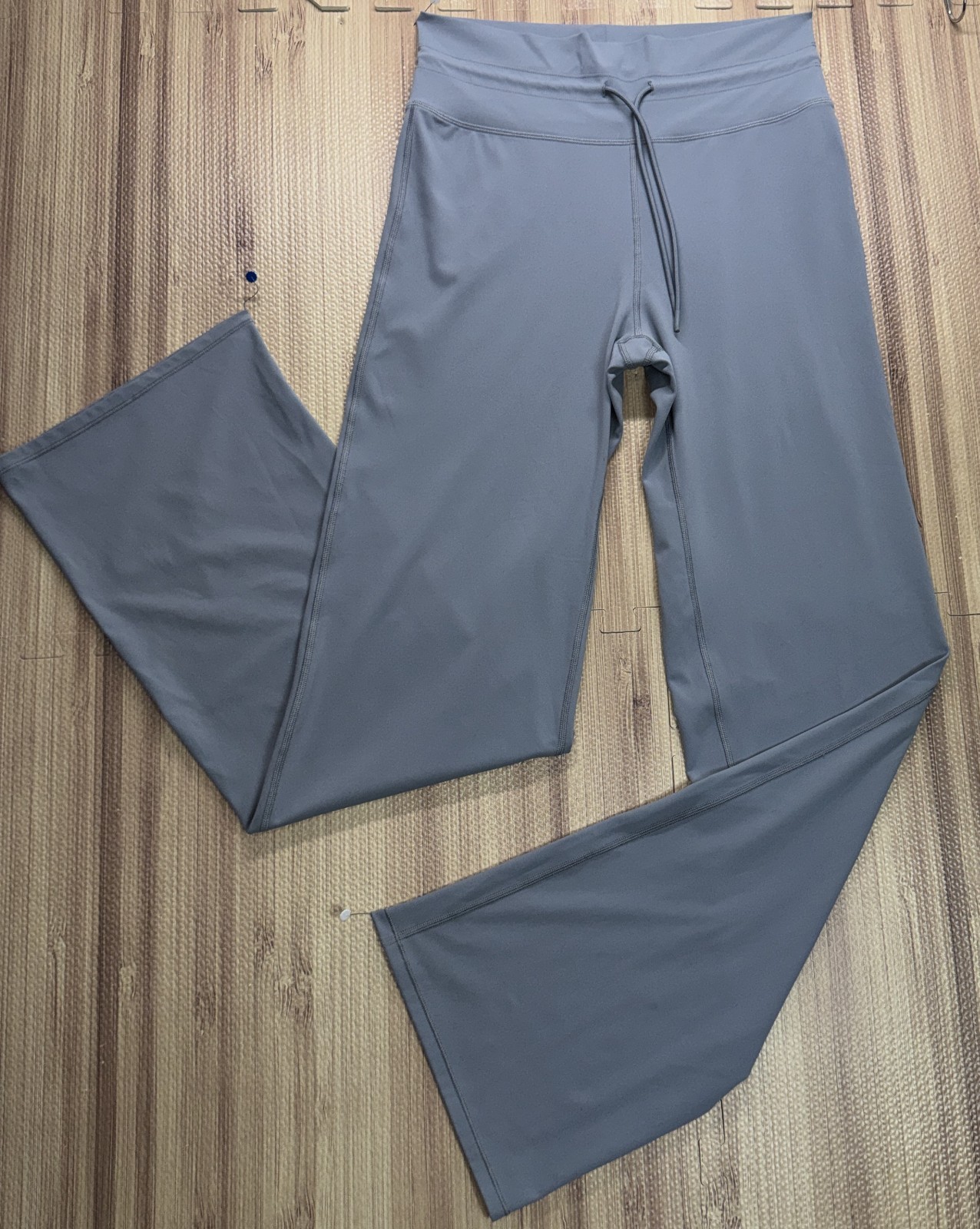 VUORI Daily Wide Leg Pants High Rise Women’s Size M Tall Stone Blue/Gray VW489-L