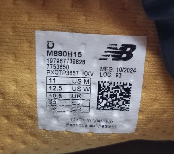 New Balance Fresh Foam X 880v15 Men’s Size 11 D (Medium) Running Shoes Mustard