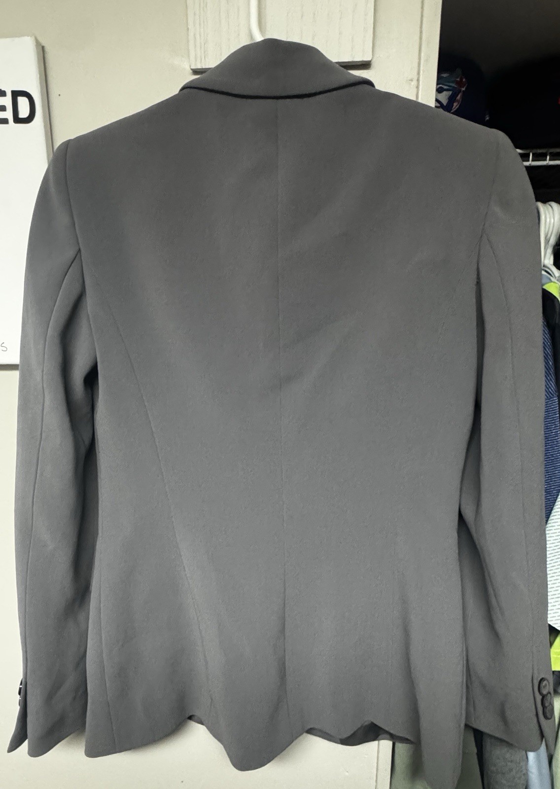 Luisa Spagnoli Samurai Grey Blazer NWT IT 42 Italian Designer Tailored