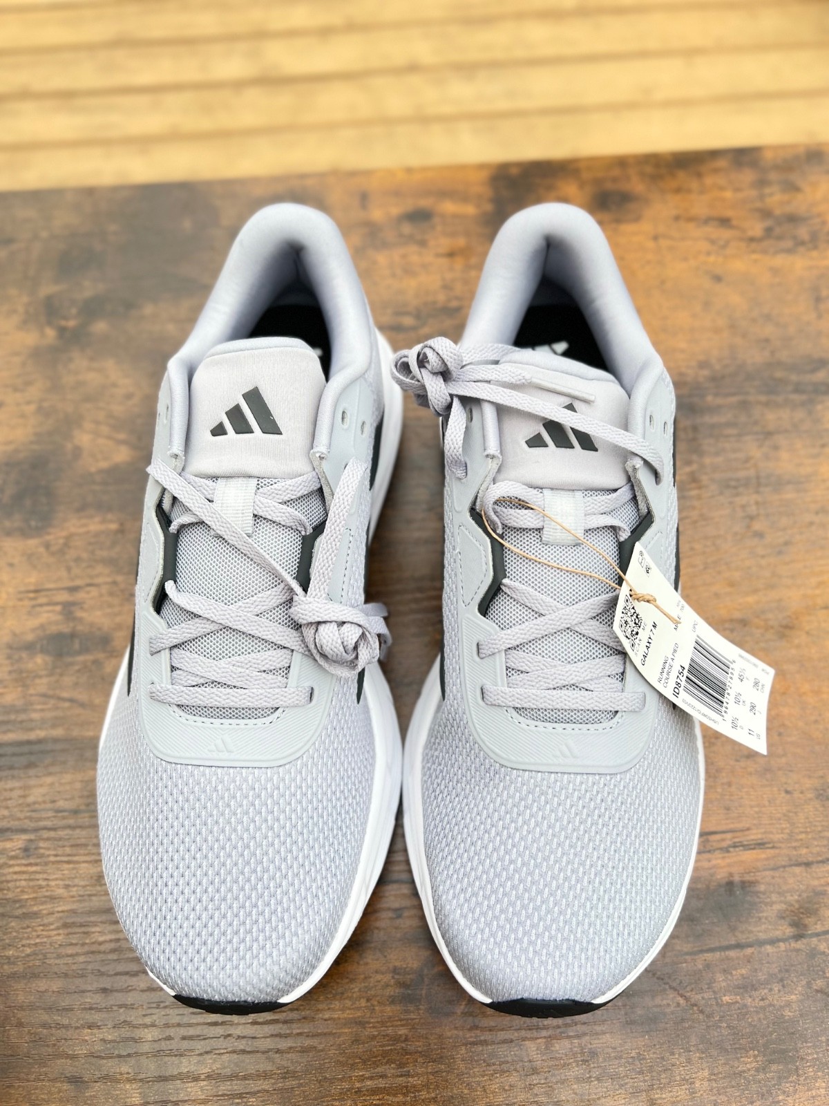 Adidas Galaxy 7 Halo Silver Carbon Men’s Size 11 Running Shoes ID8754
