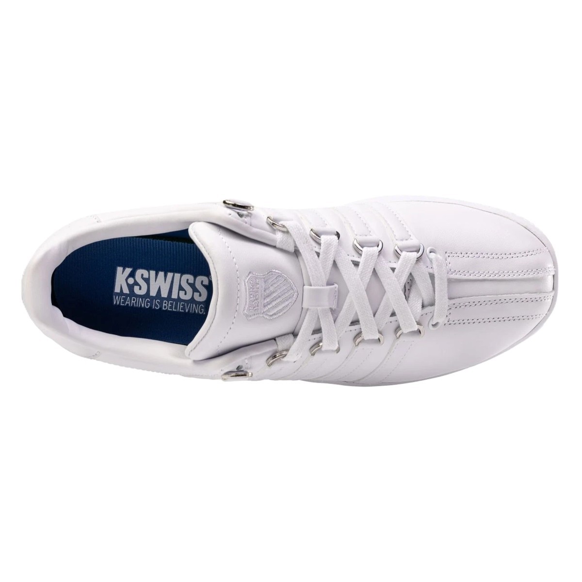 K-Swiss Classic VN White Navy 03343-101 Men’s New