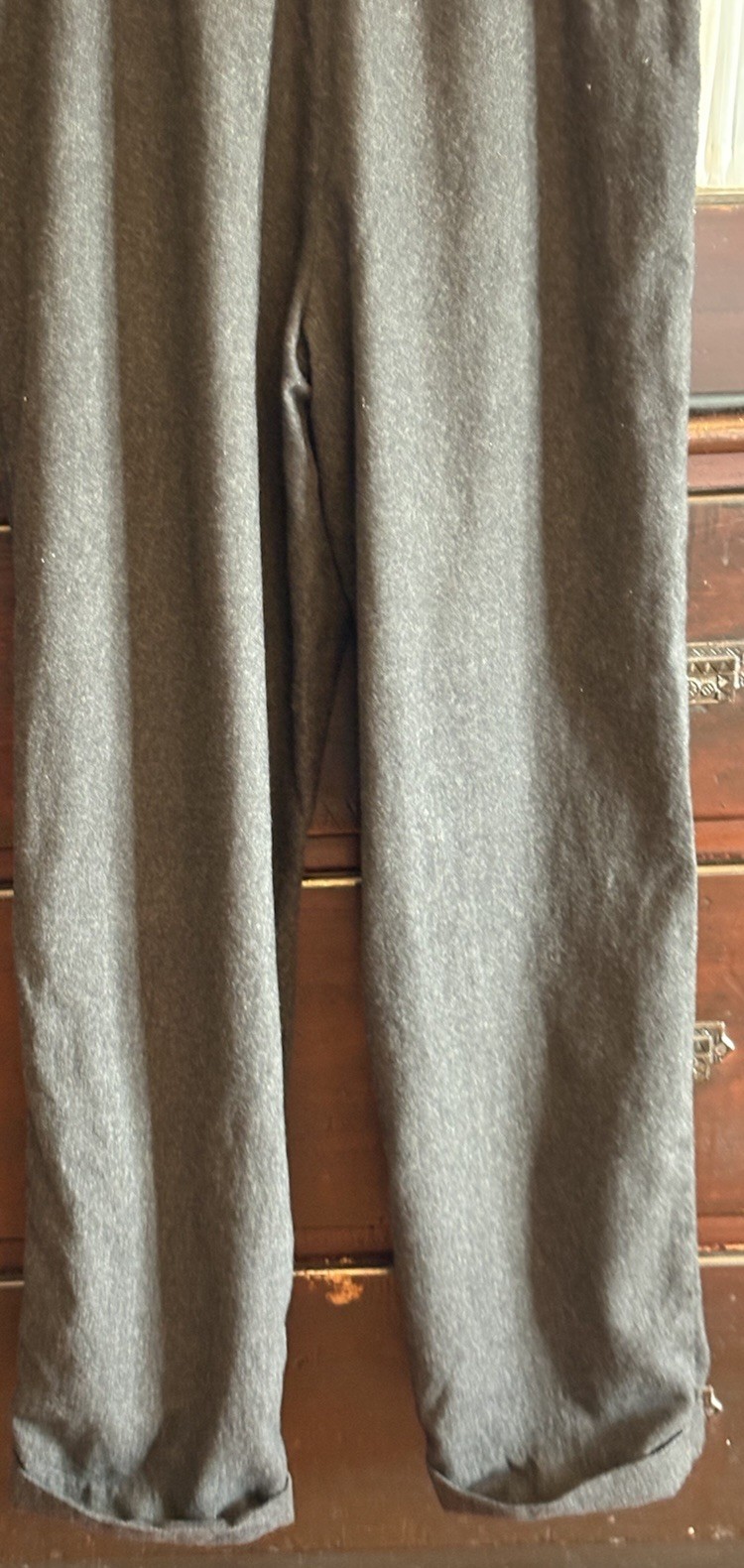 Vintage 1990s Ralph Lauren Women’s Gray 90%Wool 10% Cashmere Straight Pants 0