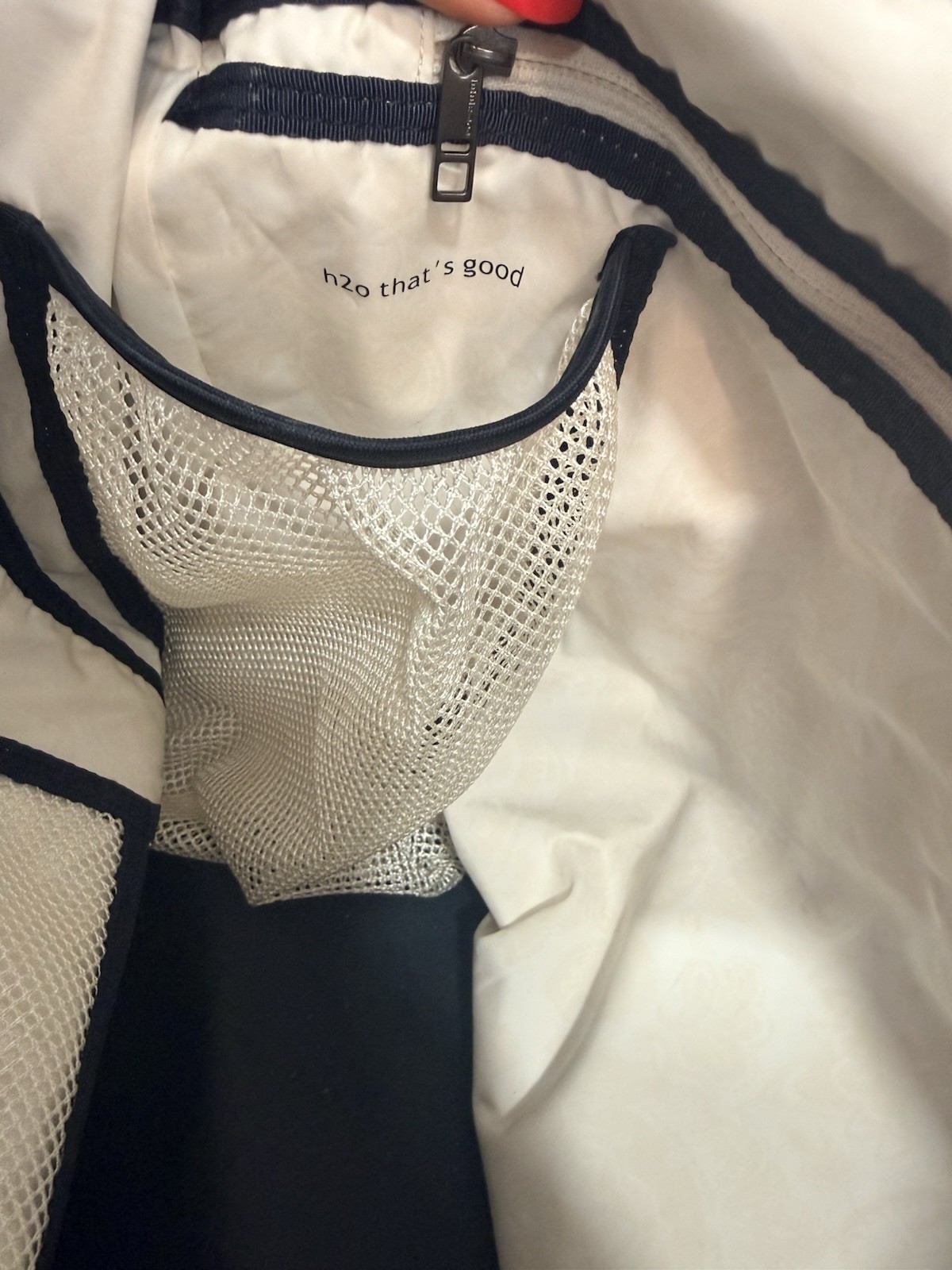 Lululemon Black/blue Tote Bag Large Daily Multi-Pocket Shoulder Gym Travel Bag