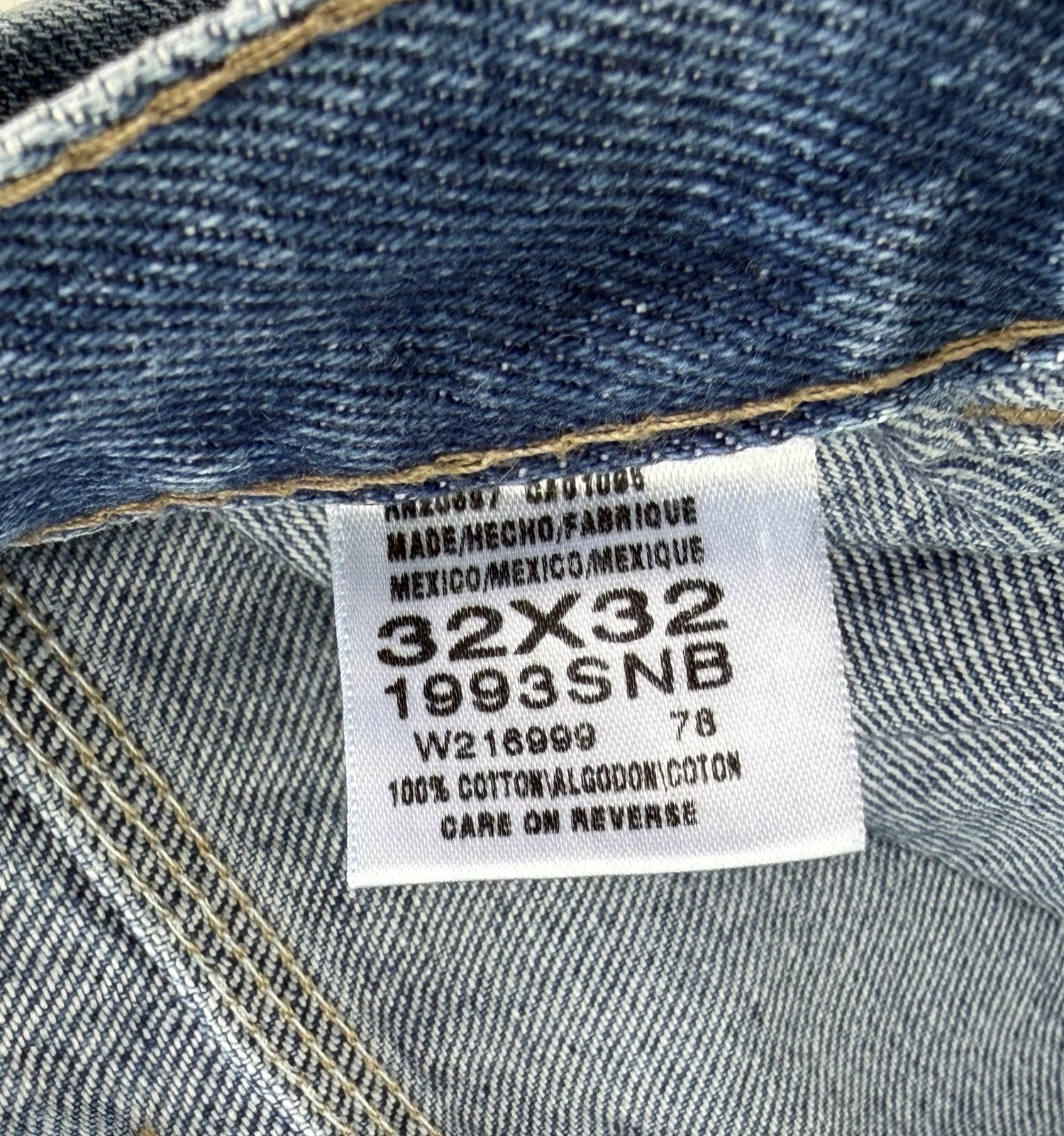 Dickie’s 7-Pocket 32×31 (actual sz.) Carpenter Blue Jeans Work Pants Hammer Loop