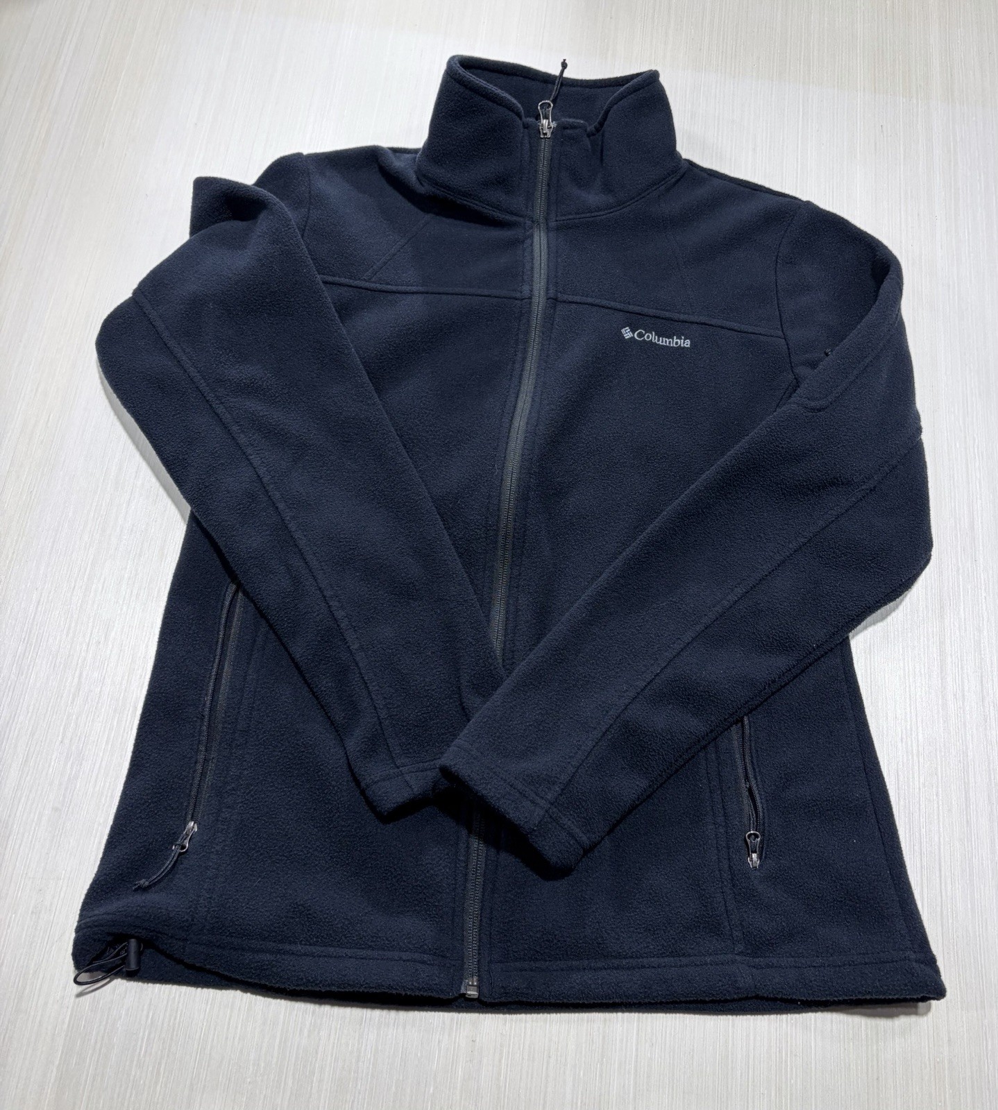 Columbia Women’s Fast Trek II Full Zip Fleece Navy Large Jacket 714