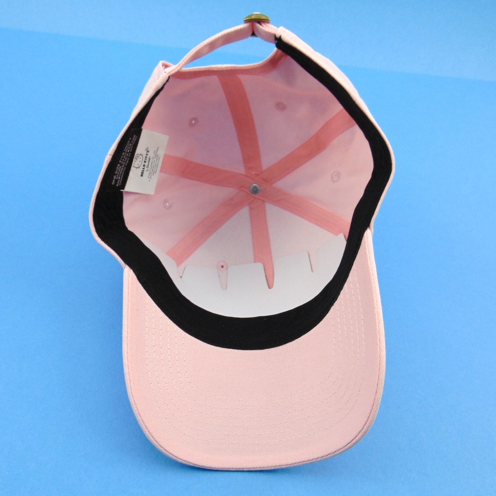 Hello Kitty Pink Baseball Cap Hat Sanrio Patch Adjustable Size Cute Kawaii New
