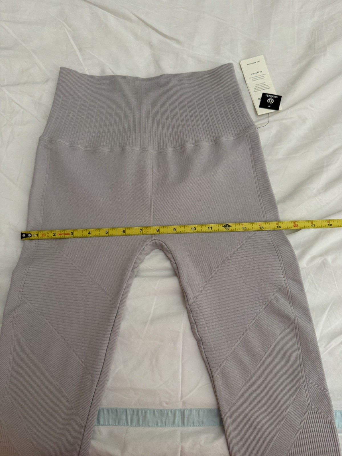 Avocado Los Angeles Ribbed Opaque Legging Seamless Light Lavender NEW WITH TAGS