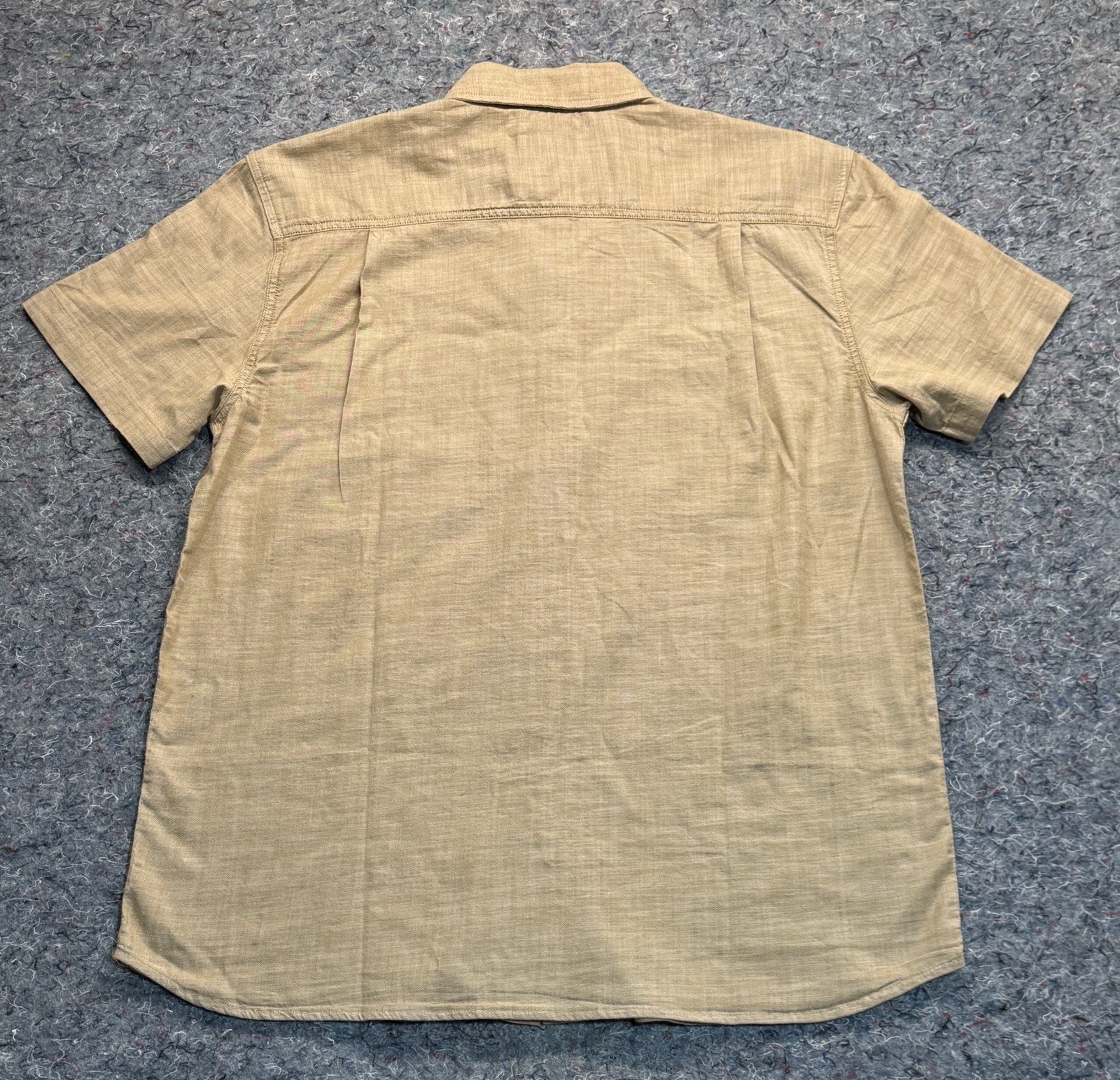 Carhartt Rugged Flex Shirt Mens Large Relaxed Fit Lightweight Short Sleeve Plaid