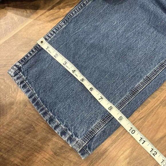Vintage Y2K Lee Dungarees Carpenter Jeans Baggy Workwear Denim 90s 32×32