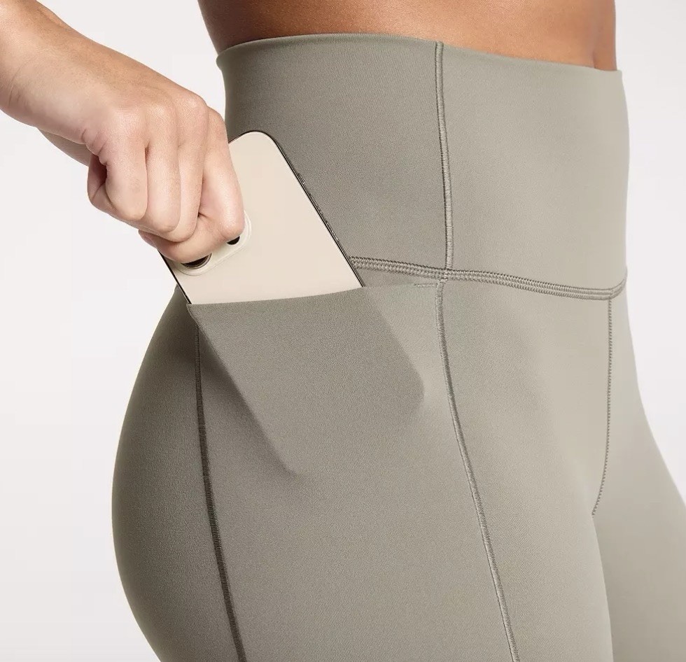 CALIA Inspire High Rise 7/8 Leggings Pockets Blue or Gray XXS XS S $98 NWT