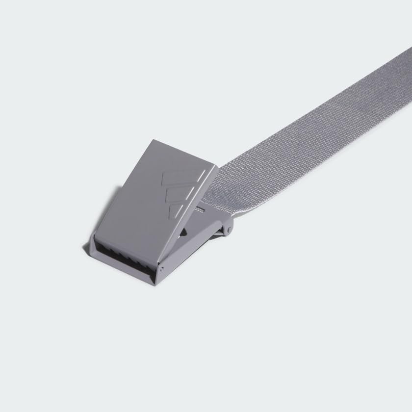 adidas Mens Reversible Web Belt, Grey Three/White, OSFM
