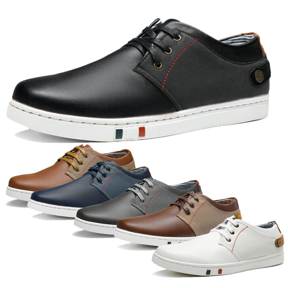 Men’s Casual Shoes Lace Up Waking Shoes Fashion Sneakers Size 6.5-15