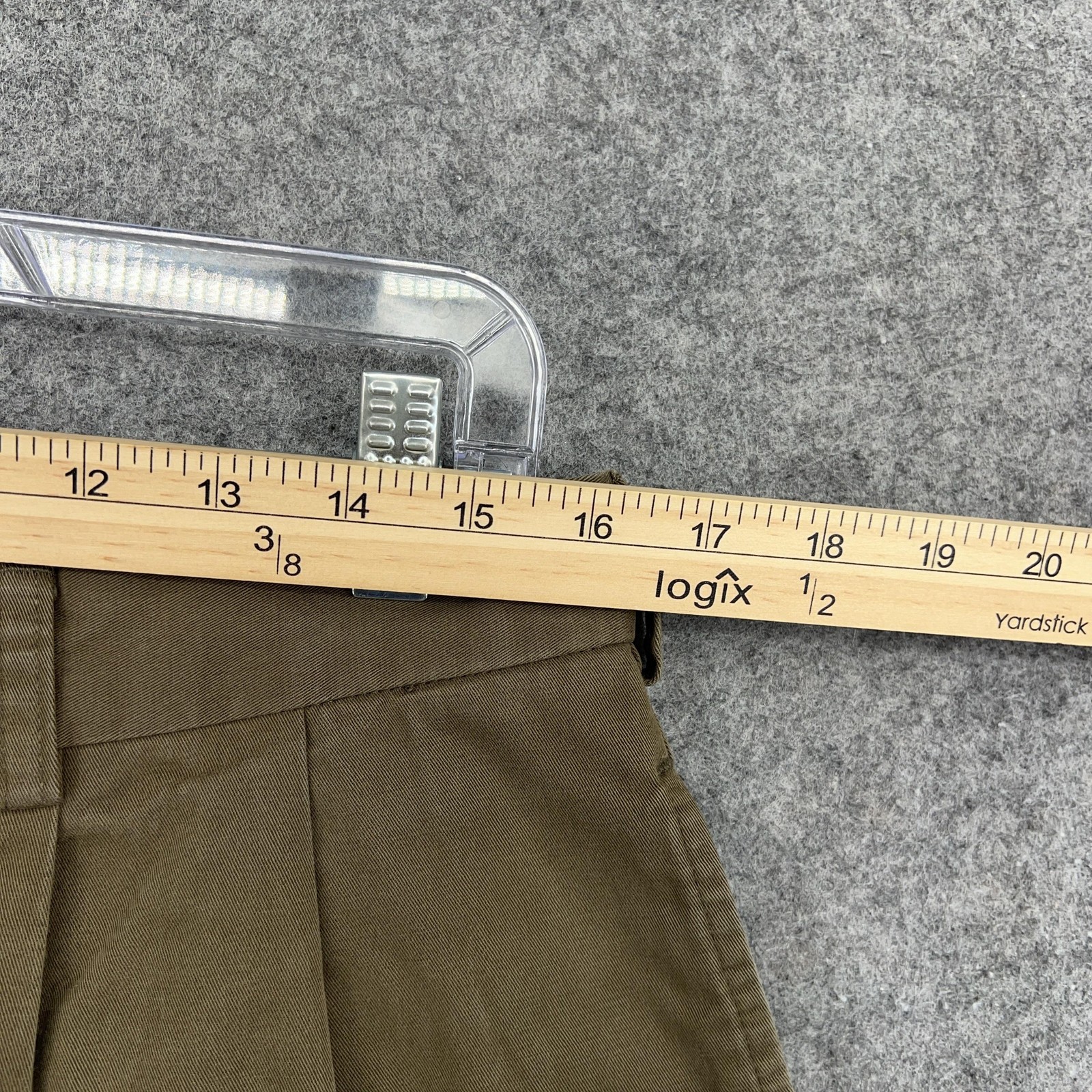 Daniel Cremieux Classics Pants Mens 35×32 Brown Pleated Cuffed Chino Classic Fit