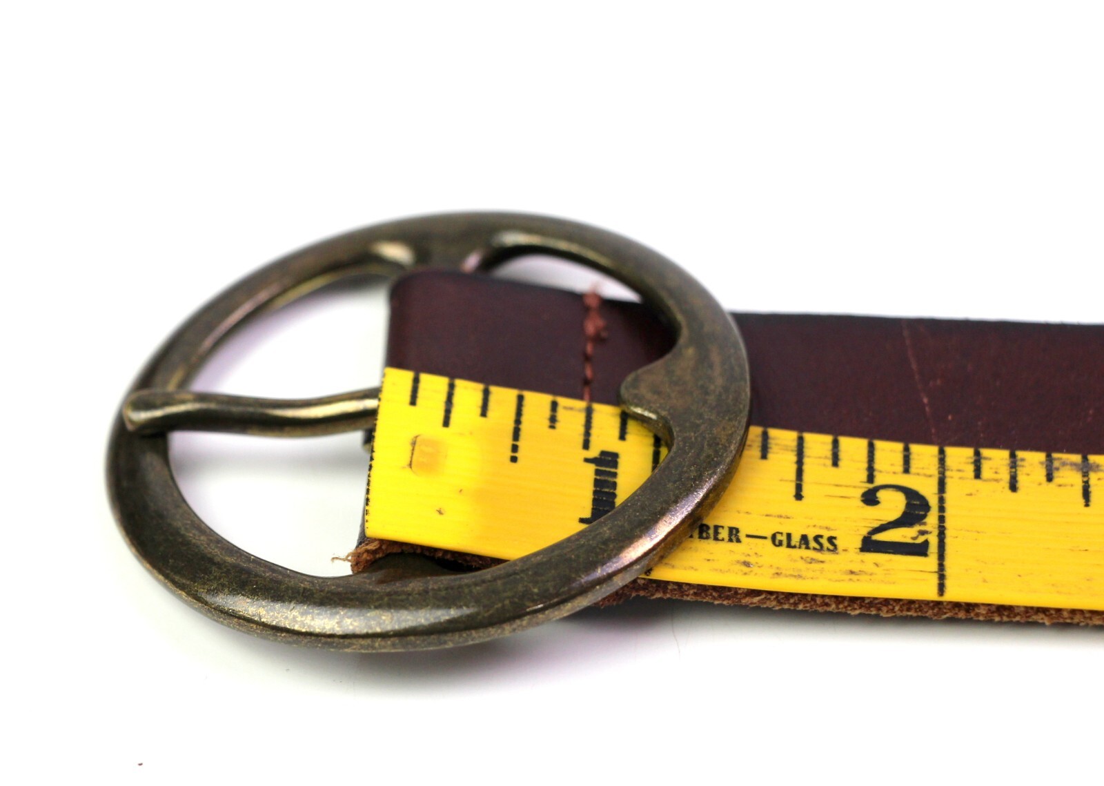 Treasure & Bond BROWN REAL LEATHER 1 3/8″Wd CASUAL DRESS WOMEN’S BELT Sz S (B47