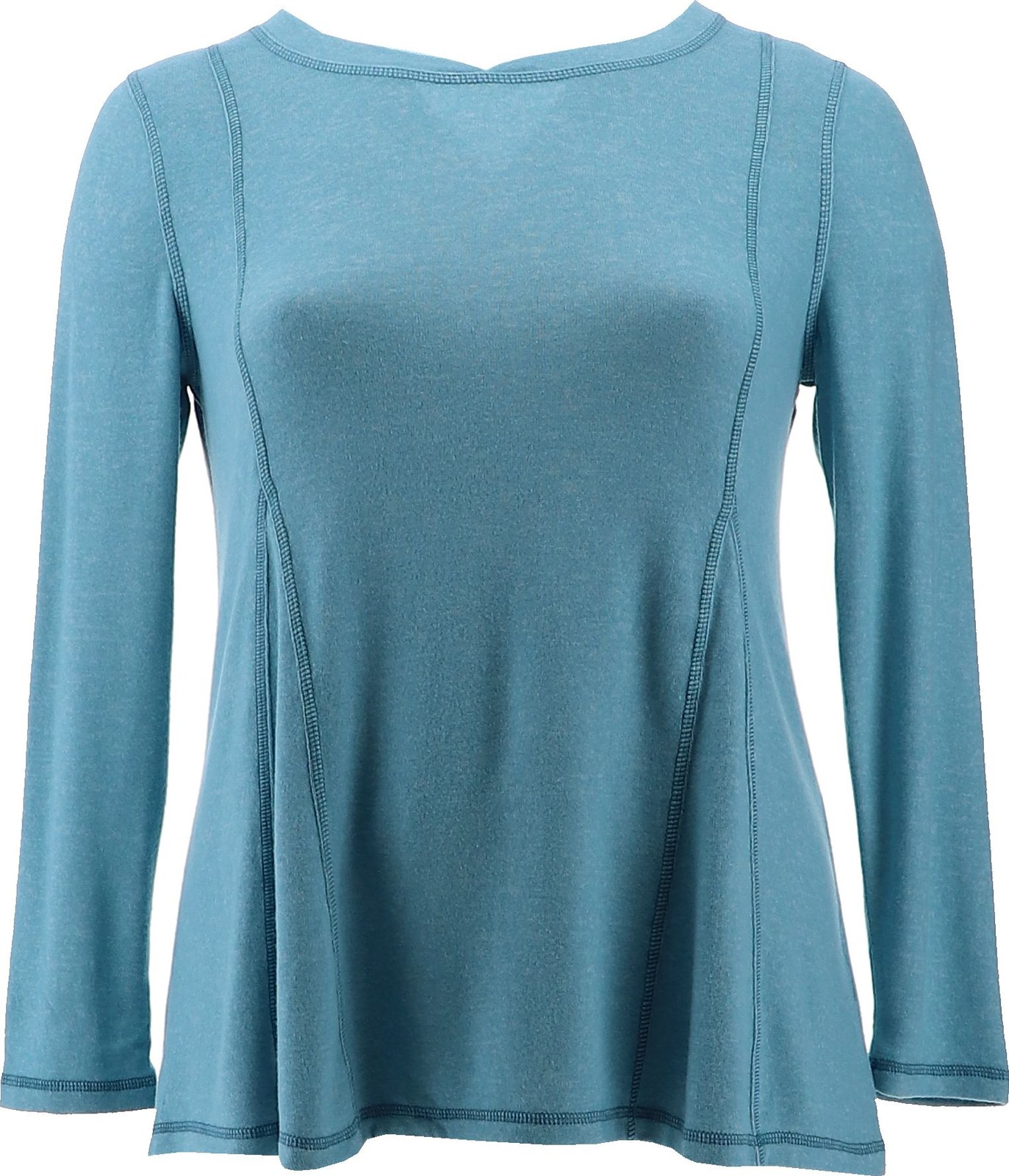 Eaze Wear Antthony Fit-and-Flare Lounge Top SKY BLUE XL NWOT (1058)